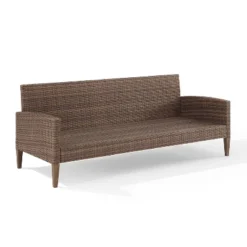 Capella Outdoor Wicker Sofa - Cream/Brown - Crosley 15 Capella Outdoor Wicker Sofa - Cream/Brown - Crosley -Crosley shop GUEST 01da22a7 d451 4bbf 969c db8396392f66