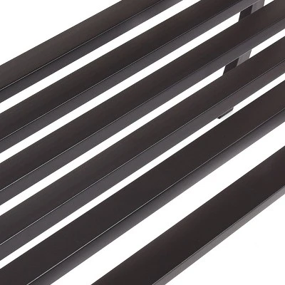 Costway 50'' Patio Garden Bench Park Yard Outdoor Furniture Steel Slats Porch Chair Seat 6 Costway 50'' Patio Garden Bench Park Yard Outdoor Furniture Steel Slats Porch Chair Seat - Image 6