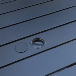 Captiva Designs 9pc Outdoor Dining Set With Rectangle Table And Beige Aluminium Textilene Chairs -Crosley shop GUEST 0675409f 28ab 49c9 9c92 a1e75771f35b