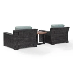 Beaufort 3pc Outdoor Wicker Seating Set With Side Table - Mist - Crosley 11 Beaufort 3pc Outdoor Wicker Seating Set With Side Table - Mist - Crosley -Crosley shop GUEST 07ad7ecb e13e 4b61 a4d4 318ceeb22382