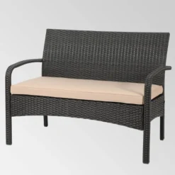 Cordoba 6pc Wicker Conversation Set - Brown/Tan - Christopher Knight Home 12 Cordoba 6pc Wicker Conversation Set - Brown/Tan - Christopher Knight Home -Crosley shop GUEST 0aef3358 320a 428d 8330 b3cc243586f7