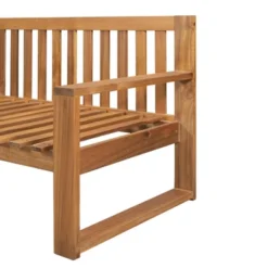 3pc Outdoor Acacia Wood Sectional Conversation Set With Cushions - Gray - GODEER 23 3pc Outdoor Acacia Wood Sectional Conversation Set With Cushions - Gray - GODEER -Crosley shop GUEST 0b5494e9 7480 40ed a284 50575f5a1044