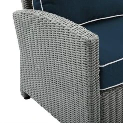 Bradenton 3pc Outdoor Wicker Sofa & 2 Ottoman Set - Navy/Gray - Crosley 18 Bradenton 3pc Outdoor Wicker Sofa & 2 Ottoman Set - Navy/Gray - Crosley -Crosley shop GUEST 0d5e9407 25e3 43e2 9c3a 8857a4897c5e 1