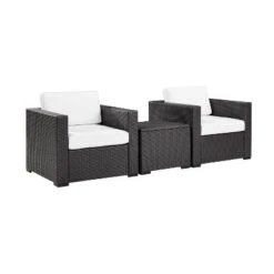 Biscayne 3pc Outdoor Wicker Seating Set - White - Crosley 8 Biscayne 3pc Outdoor Wicker Seating Set - White - Crosley -Crosley shop GUEST 11347951 088f 4f18 8000 0ad00078eb27