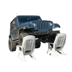 Semco Rockaway Heavy-Duty All-Weather Low Maintenance Easy Assembly Plastic Outdoor Rocking Chair For Deck And Patio, Green (4 Pack) -Crosley shop GUEST 164f2820 5bc9 4d9e be56 3848b75fc24c