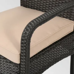 Cordoba 8pc Wicker Chat Set - Brown/Tan - Christopher Knight Home -Crosley shop GUEST 1718adbe 090a 4077 839a 76bc9fc419a6