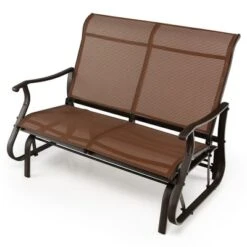 Costway 2-Person Patio Swing Glider Bench Loveseat Rocking Chair High Back Deck 10 Costway 2-Person Patio Swing Glider Bench Loveseat Rocking Chair High Back Deck -Crosley shop GUEST 1a038913 4861 4823 a291 f9407b7e8b52