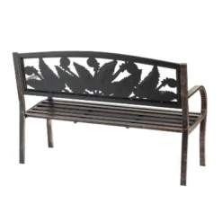 Evergreen Metal Fern Bench -Crosley shop GUEST 1b41fc4b 5587 43f2 92b7 7cd3d02dfc97