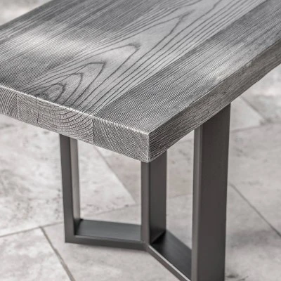 Verona Lightweight Concrete Dining Bench - Gray - Christopher Knight Home 2 Verona Lightweight Concrete Dining Bench - Gray - Christopher Knight Home - Image 2