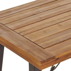 Spencer 7pc Wood & Wicker Dining Set - Brown - Christopher Knight Home -Crosley shop GUEST 1d71bac8 d5ba 4541 8108 8d5144251309