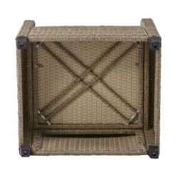 4pc Wicker Patio Conversation Set With Cushions - Beige/Brown - GODEER -Crosley shop GUEST 1da48bca 9a30 4f1b 9c74 933b6a96ba27