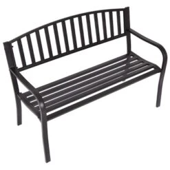 Costway 50'' Patio Garden Bench Park Yard Outdoor Furniture Steel Slats Porch Chair Seat 8 Costway 50'' Patio Garden Bench Park Yard Outdoor Furniture Steel Slats Porch Chair Seat -Crosley shop GUEST 1dbd4994 04b4 4a1a b905 2d7c1c38ad3a