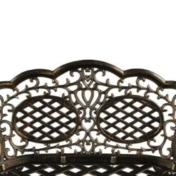 Ornate Traditional Aluminum Patio Bench - Bronze - Oakland Living -Crosley shop GUEST 1e11f6dd 2a51 42b7 ae82 068185a893f5