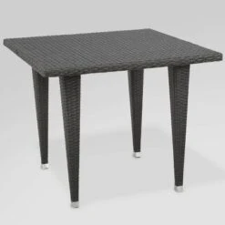 Celeste 5pc Wicker Dining Set - Gray/Light Gray - Christopher Knight Home -Crosley shop GUEST 1fe63980 e596 4482 9683 a6ce24448c47