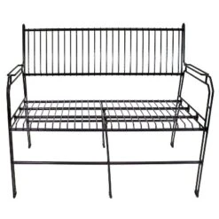 Sunnydaze Decor Sunnydaze Indoor/Outdoor Modern Furniture Steel Wire Patio Bench - Black - 30.75" H 13 Sunnydaze Decor Sunnydaze Indoor/Outdoor Modern Furniture Steel Wire Patio Bench - Black - 30.75" H -Crosley shop GUEST 226bb6d4 4fbe 4349 8080 81e24f6e746e