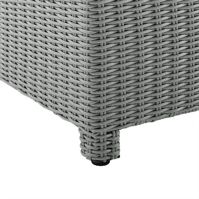 Bradenton 4pc Wicker Seating Set With Fire Table - Crosley 12 Bradenton 4pc Wicker Seating Set With Fire Table - Crosley - Image 12