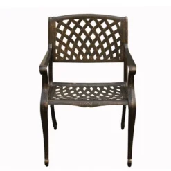 95" Rectangular Modern Ornate Outdoor Mesh Aluminum Patio Dining Set With Four Chairs - Black - Oakland Living 10 95" Rectangular Modern Ornate Outdoor Mesh Aluminum Patio Dining Set With Four Chairs - Black - Oakland Living -Crosley shop GUEST 26b2b730 6f41 4c4a 852a e87efd3abd54