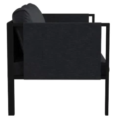 Flash Furniture Lea Indoor/Outdoor Loveseat With Cushions - Modern Steel Framed Chair With Storage Pockets -Crosley shop GUEST 273608eb 8130 47c9 9d2c 23ac8be07fdc