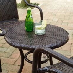 Palm Harbor 3pc Outdoor Wicker Seating Set - Brown - Crosley -Crosley shop GUEST 283c53e7 8ee4 4041 a0d9 02706c31ff58