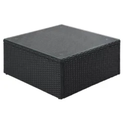 9pc Wicker Patio Sectional Seating Set With Cushions - Black/Beige - GODEER 32 9pc Wicker Patio Sectional Seating Set With Cushions - Black/Beige - GODEER -Crosley shop GUEST 284a394b f085 4e6d afcd 898f4aa3ceb3