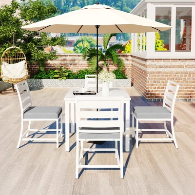 Outdoor Four-Seat Dining Set For Patios, Balconies And Lawns - ModernLuxe 1 Outdoor Four-Seat Dining Set For Patios, Balconies And Lawns - ModernLuxe
