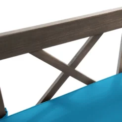 Ottavio Outdoor Acacia Wood Expandable Daybed With Cushions - Dark Teal/Gray - Christopher Knight Home -Crosley shop GUEST 28f7a757 3c55 4ee0 88cd d42af2672eb0