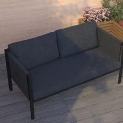 Merrick Lane Outdoor Love Seat/Sofa With Removable Fabric Cushions And Steel Frame 16 Merrick Lane Outdoor Love Seat/Sofa With Removable Fabric Cushions And Steel Frame -Crosley shop GUEST 2971f58f 65bb 4a50 bee3 79d97290d1fa
