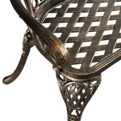 Ornate Traditional Aluminum Patio Bench - Bronze - Oakland Living -Crosley shop GUEST 2b5b1db7 92d5 4001 b7fb 43000fb6ae75
