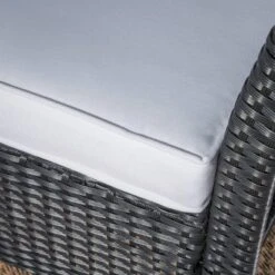 St. Lucia 4pc Wicker Patio Seating Set Black/White - Christopher Knight Home -Crosley shop GUEST 2b666356 6511 4237 85ec 09454222a906