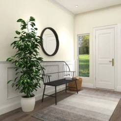 Traditional Outdoor Patio Bench - Black - Olivia & May 24 Traditional Outdoor Patio Bench - Black - Olivia & May -Crosley shop GUEST 2cd83d3f ce76 4a65 894b ab484755a210