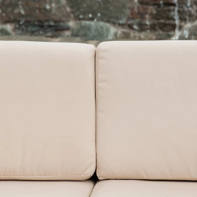 Murano 4pc Wicker Patio Sofa Set - Brown - Christopher Knight Home 3 Murano 4pc Wicker Patio Sofa Set - Brown - Christopher Knight Home - Image 3