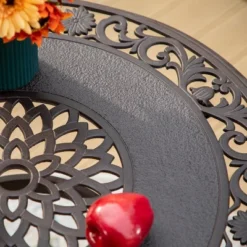 Captiva Designs 3pc Cast Aluminum Outdoor Patio Dining Set With Bar Stools Brown 19 Captiva Designs 3pc Cast Aluminum Outdoor Patio Dining Set With Bar Stools Brown -Crosley shop GUEST 31cdcc2a 61da 42b0 a4a4 b413e02c6bea