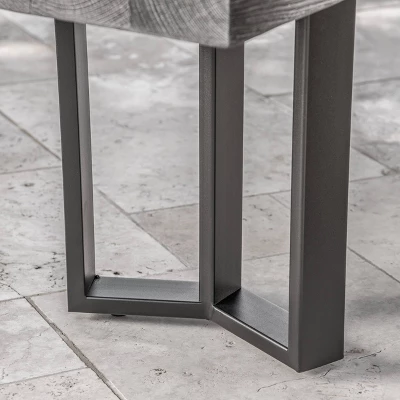 Verona Lightweight Concrete Dining Bench - Gray - Christopher Knight Home 3 Verona Lightweight Concrete Dining Bench - Gray - Christopher Knight Home - Image 3