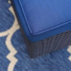 6pc Outdoor Rattan Wicker Sectional Sofa Set - Blue - Captiva Designs 14 6pc Outdoor Rattan Wicker Sectional Sofa Set - Blue - Captiva Designs -Crosley shop GUEST 34bc29f3 95d7 464a a3dc 28dc47f27dc2