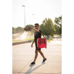 Stansport Folding Stadium Seat With Arms Red/Tan -Crosley shop GUEST 35a9b6bf 300c 4988 a601 e02d4d5aa16c