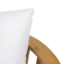 Solano Outdoor Wooden Loveseat With Cushions - White/Teak - Christopher Knight Home 15 Solano Outdoor Wooden Loveseat With Cushions - White/Teak - Christopher Knight Home -Crosley shop GUEST 3679bbb4 c5a1 4514 a788 b468dcdbe3d1