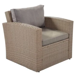 4pc Outdoor Wicker Conversation Set With Cushions - Gray - GODEER 27 4pc Outdoor Wicker Conversation Set With Cushions - Gray - GODEER -Crosley shop GUEST 3df2780b 3142 4a85 946f 43a896410c90