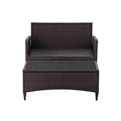 Kiawah 2pc Wicker Patio Seating Set - Sand - Crosley -Crosley shop GUEST 3f4cfde8 aee5 498e bea8 5e5d8c91eb9e 1