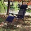 Timber Ridge FC-630-68080 Zero Gravity Locking Outdoor Patio Sun Lounger Recliner Lounge Chair With Cupholder, Blue