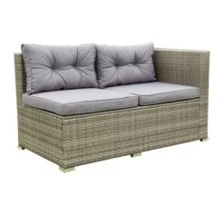 4pc Wicker Patio Conversation Seating Set With Thick Cushions - Gray - GODEER 19 4pc Wicker Patio Conversation Seating Set With Thick Cushions - Gray - GODEER -Crosley shop GUEST 414eef50 9e45 4258 82f8 ef399fe11eef