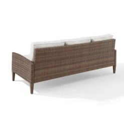 Capella Outdoor Wicker Sofa - Cream/Brown - Crosley 16 Capella Outdoor Wicker Sofa - Cream/Brown - Crosley -Crosley shop GUEST 41be429c 65f5 4363 8b53 2863f7e165cf