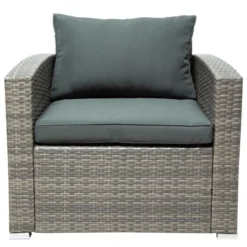 7-Piece Patio Wicker Sofa Set With Cushions, Table And Storage Box - ModernLuxe -Crosley shop GUEST 442a3b8d 717c 4df7 8c06 4e961f751c31