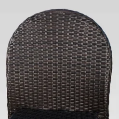 Aurora 4pk Wicker Stacking Chairs - Brown - Christopher Knight Home 7 Aurora 4pk Wicker Stacking Chairs - Brown - Christopher Knight Home -Crosley shop GUEST 450c0107 0b8b 4f52 a683 a307227e80ba
