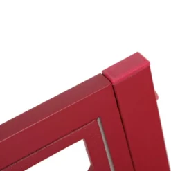 Metal Patio Bench With Steel Frame - Red - Captiva Designs -Crosley shop GUEST 4567925d 0900 4dea 8e78 95f1e562390a