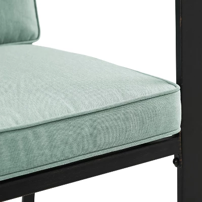 5pc Kaplan Outdoor Steel Round Dining Set Mist/Bronze - Crosley 9 5pc Kaplan Outdoor Steel Round Dining Set Mist/Bronze - Crosley - Image 9