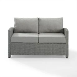 Bradenton Outdoor Wicker Loveseat - Crosley -Crosley shop GUEST 45eb597c 5fd2 407b abd1 39c1b54fe834