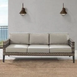 Prescott Outdoor Wicker Sofa - Crosley -Crosley shop GUEST 45f9ae49 ef76 40d1 b73e c50372bfe666