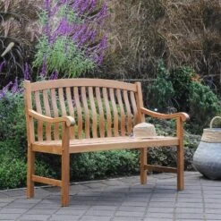Sherwood Garden Bench - Teak - Cambridge Casual -Crosley shop GUEST 4715c033 ffad 4b9f 8cf5 c4b9afec7237
