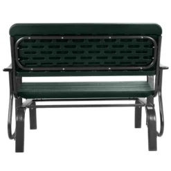Costway Outdoor Patio Swing Porch Rocker Glider Bench Loveseat Garden Seat Steel -Crosley shop GUEST 49911ea7 5f47 46dc 8691 72b51b6756a6