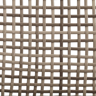 Ridley Outdoor Wicker & Metal Loveseat - Gray - Crosley 4 Ridley Outdoor Wicker & Metal Loveseat - Gray - Crosley - Image 4